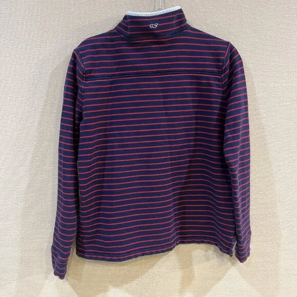 Vineyard Vines 1/4 Botton Pullover Men's Large Striped Long Sleeve Sweater - Picture 12 of 16